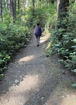 Sabine walking away